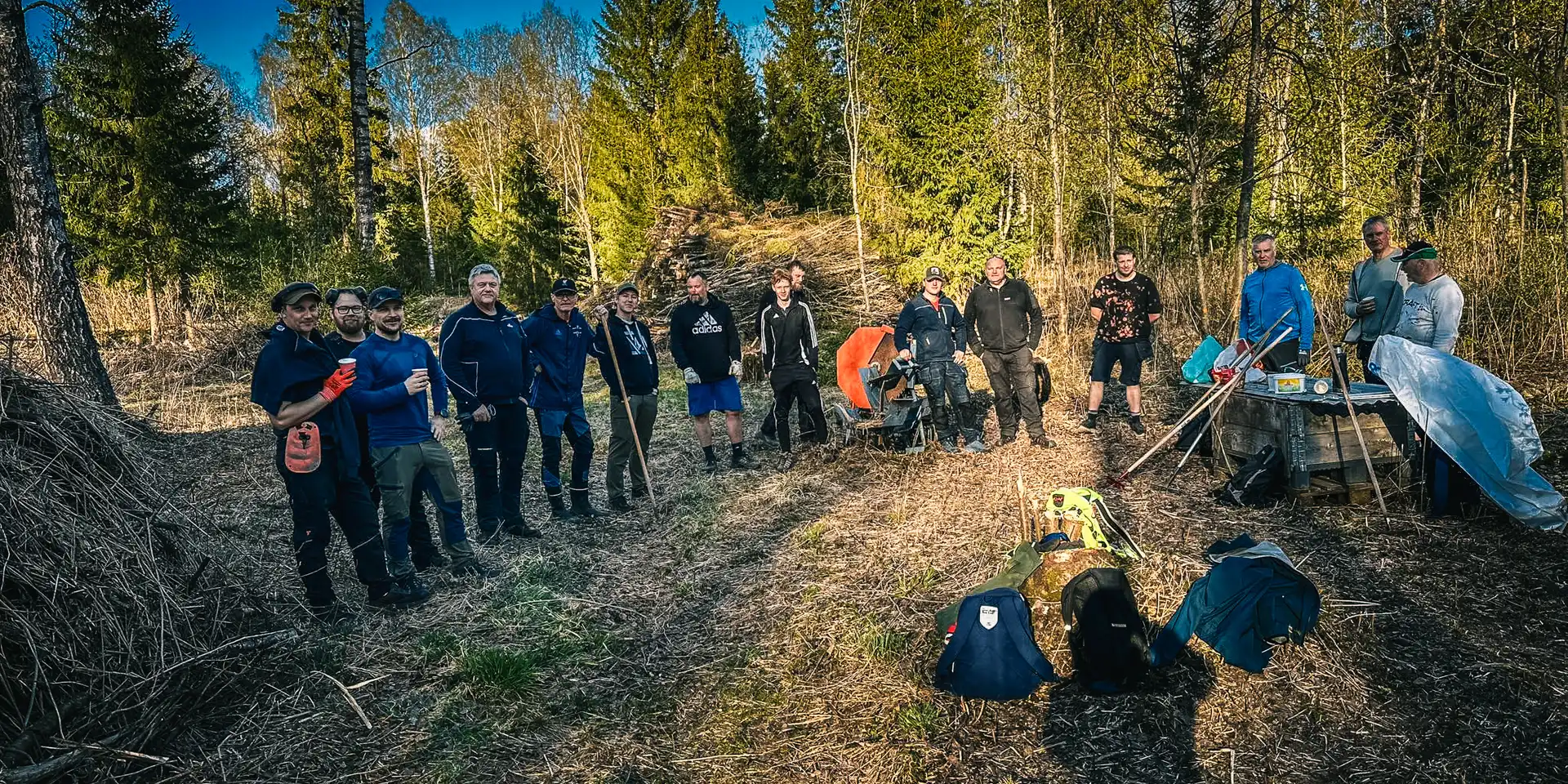 Brumunddal Diskgolfklubb sin dugnadsgjeng har pause.